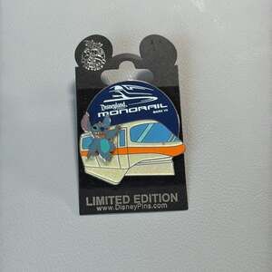 Disneyland Resort Pin Stitch Monorail Mark VII Orange 2008 Limited Edition 1000